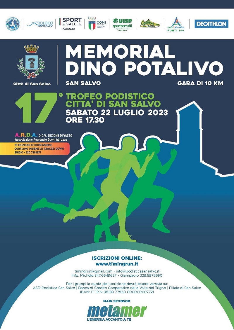 MEMORIAL DINO POTALIVO 22 LUGLIO 2023